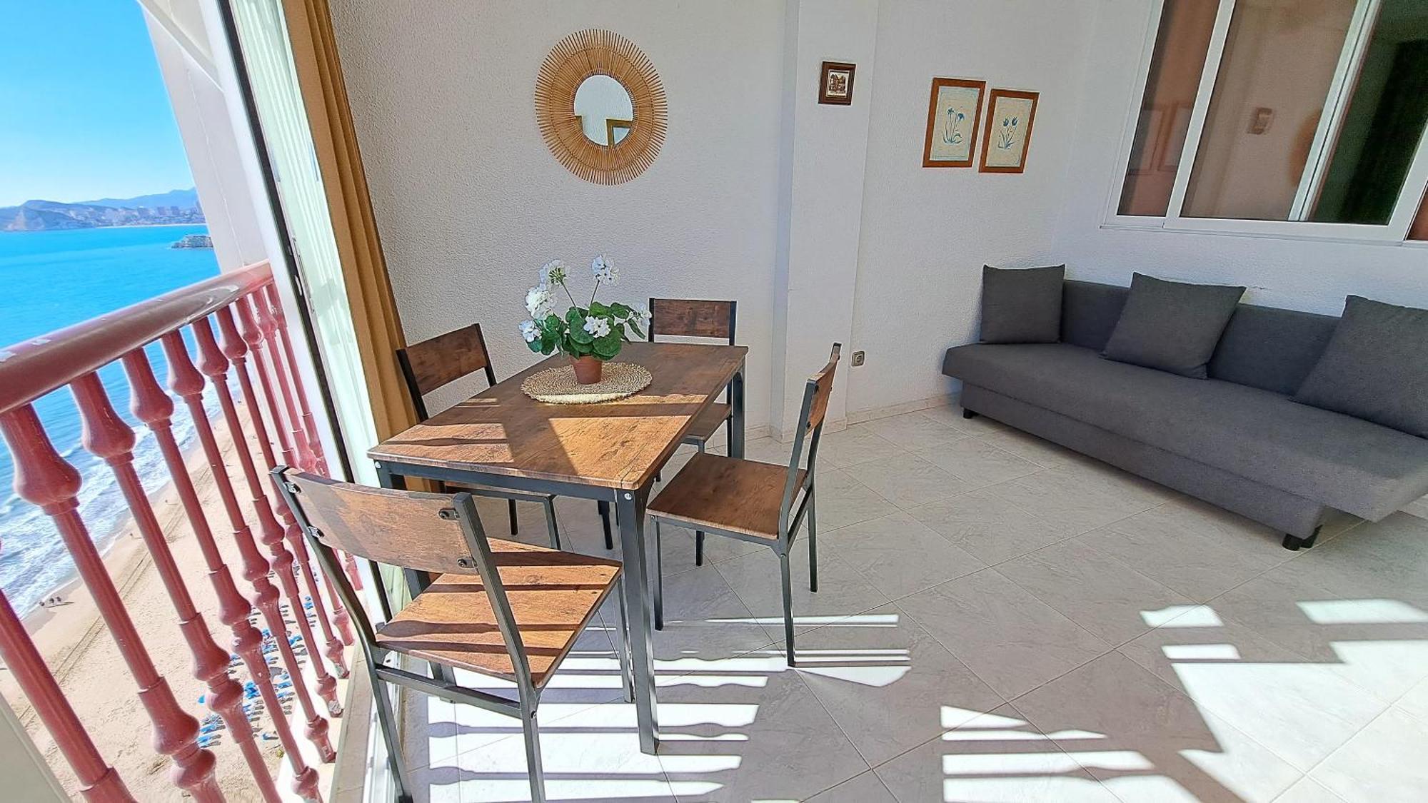 Las Damas - 23 B, primera Linea, Playa Levante Benidorm Exterior foto